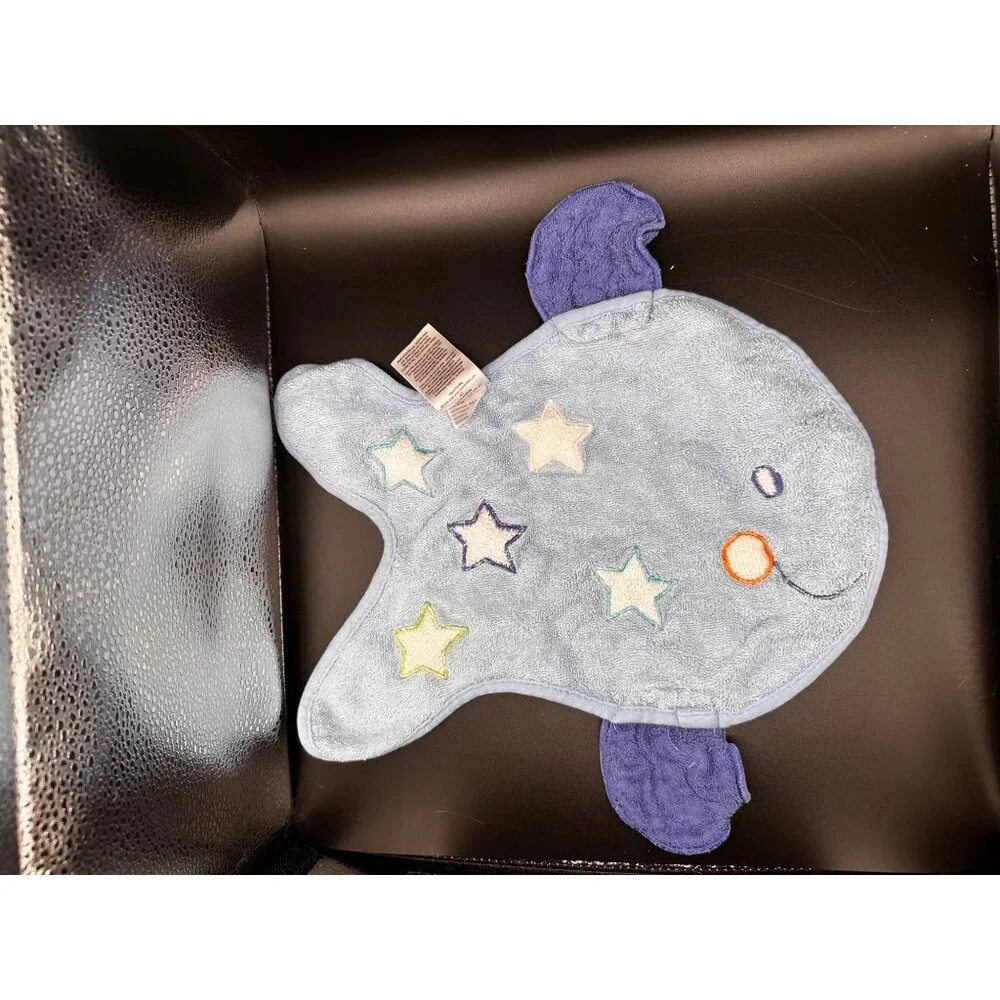 Koala Baby terrycloth fish shaped baby washcloth Vtg Toys R Us DISCONTINUED RARE